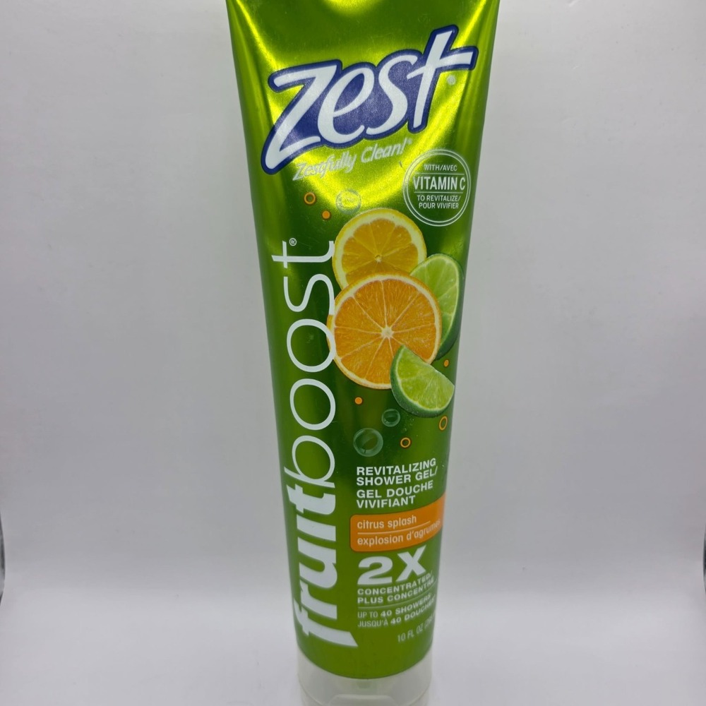 Zest Fruit Boost Citrus Splash Revitalizing Shower Gel Body Wash 10 fl oz